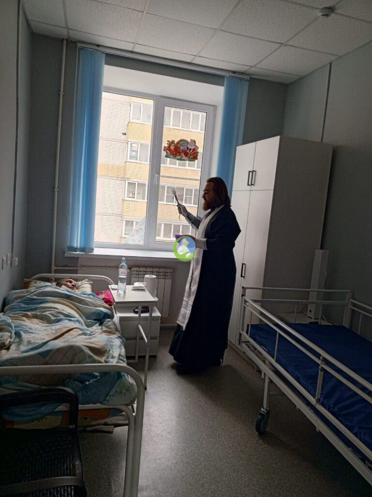 Освящаем наш пансионат «Оазис Спокойствия»