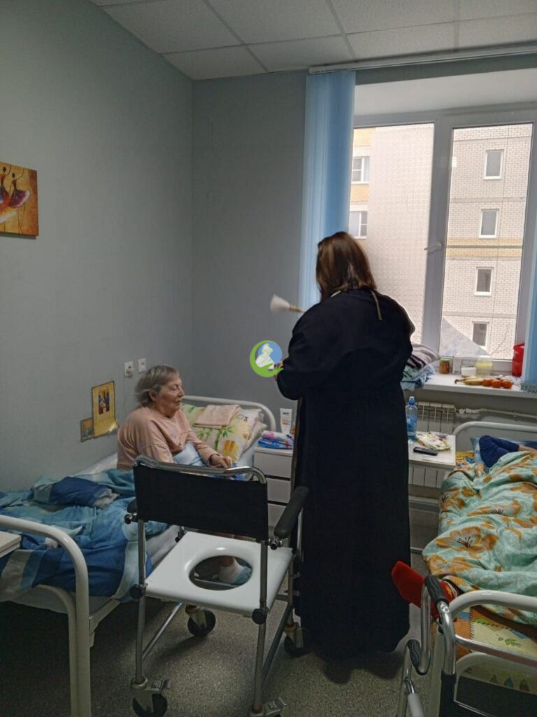 Освящаем наш пансионат «Оазис Спокойствия»