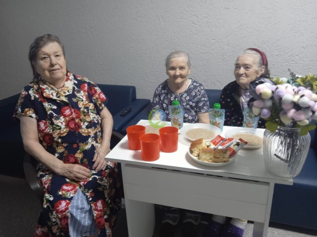Полдники в пансионате в доме престарелых в Воронеже