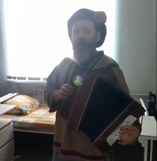 В доме престарелых в Воронеже концерт к празднику 8 Марта!