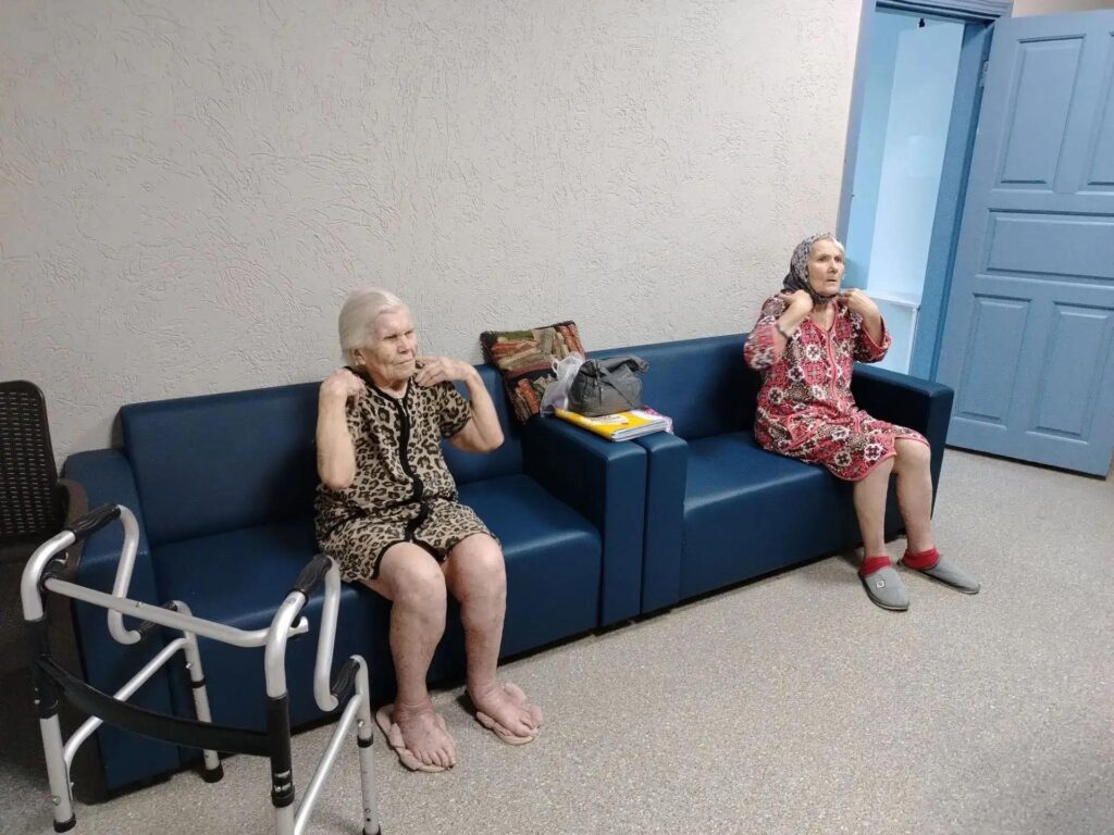 Зарядка в пансионате